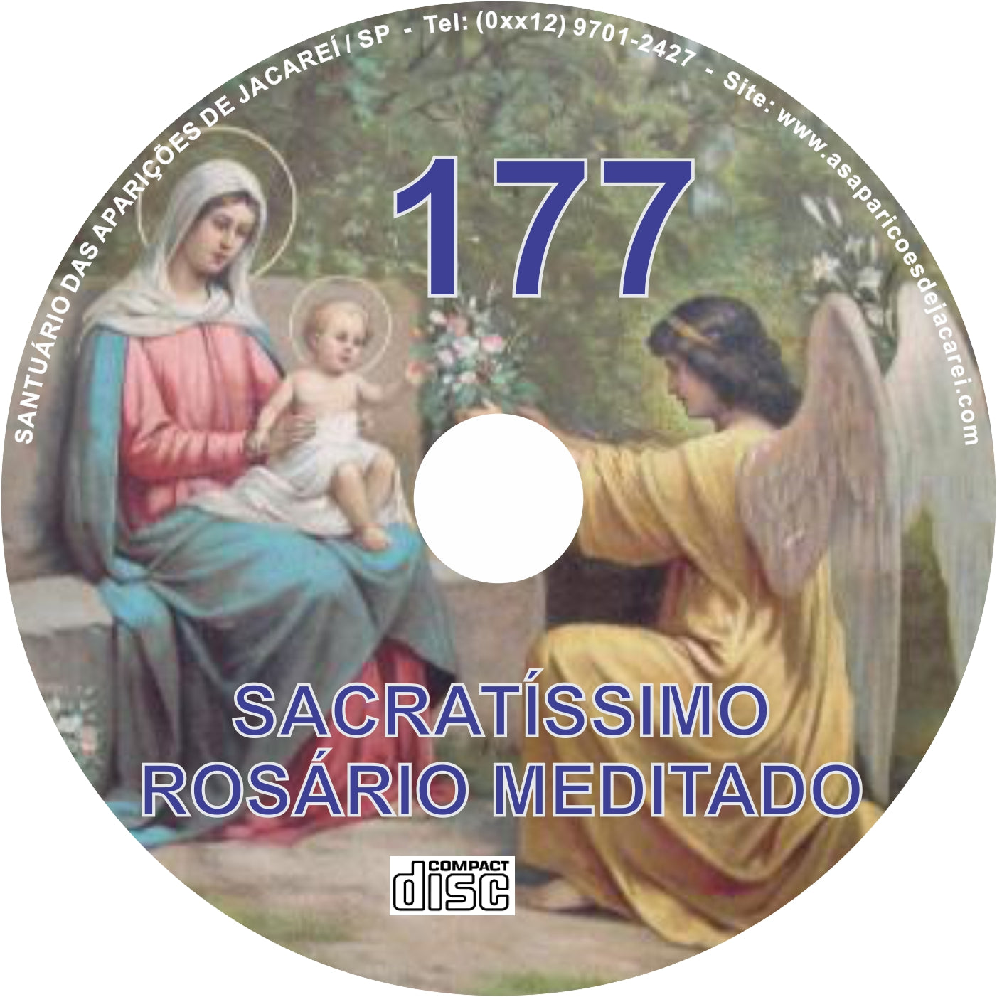 CD Rosário Meditado 177 CD Rosário Meditado 177